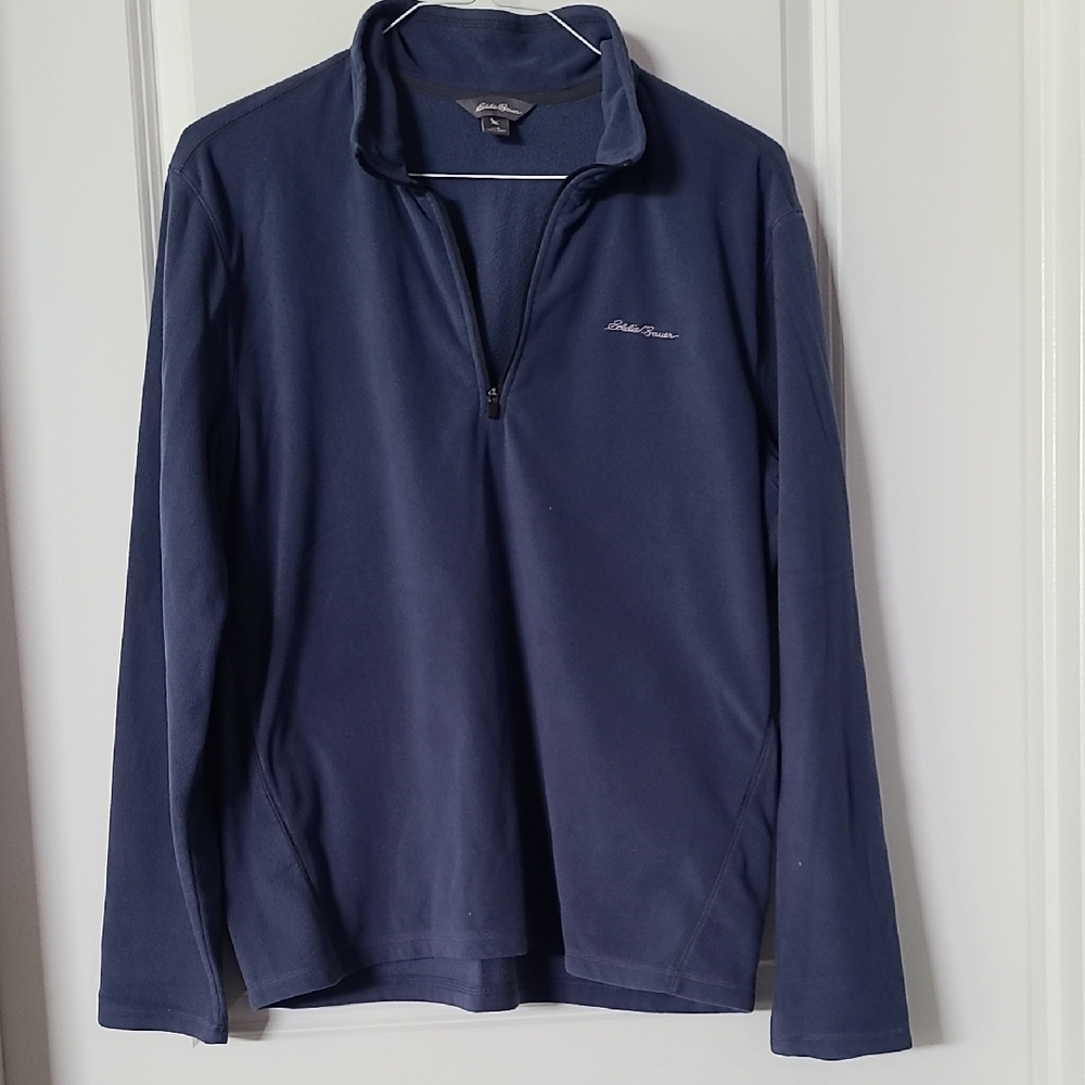 Eddie Bauer Deep Blue Half-Zip Top